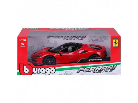 Автомобиль Ferrari Stradale SF90 Red (1:18)-фото4