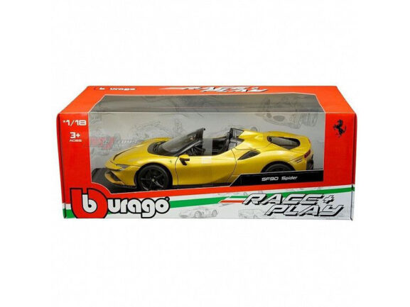 Автомобиль Ferrari SF90 Spider Gold-фото4