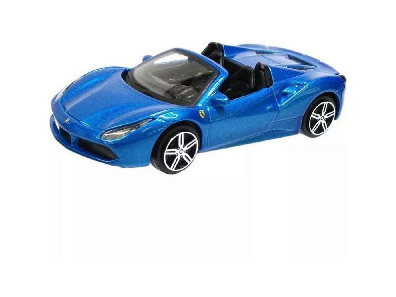 Купить масштабную модель автомобиля Ferrari 488 Spider Blue, масштаб 1:43 (Bburago)-фото1 Автомобиль Ferrari 488 Spider Blue-фото1
