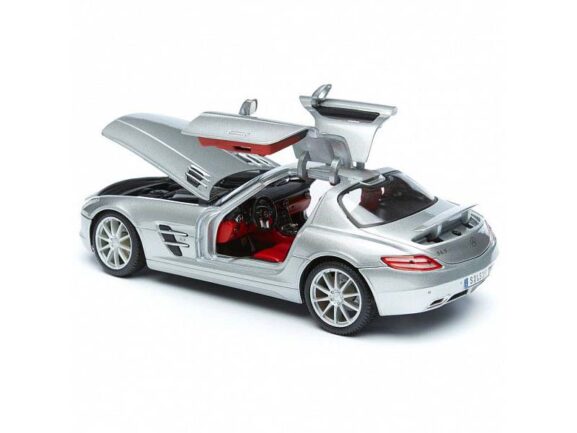 Автомобиль Mercedes-Benz SLS AMG Silver-фото3