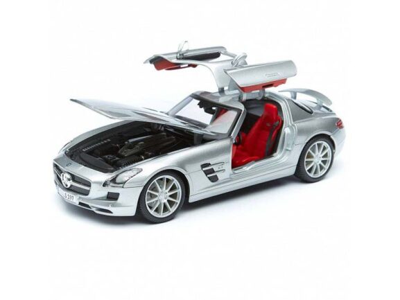 Автомобиль Mercedes-Benz SLS AMG Silver-фото9