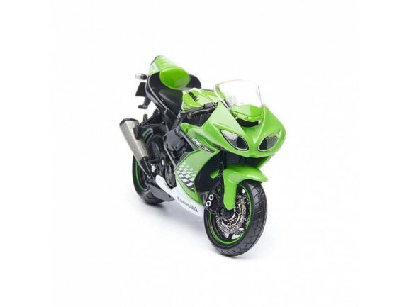 Мотоцикл Kawasaki Ninja ZX-10R Black-Green (1:18)-фото11