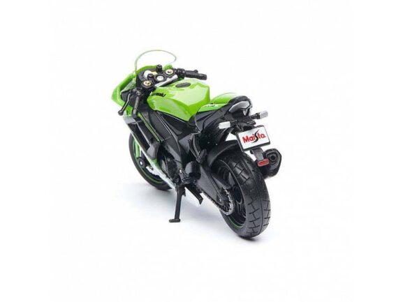 Мотоцикл Kawasaki Ninja ZX-10R Black-Green (1:18)-фото12