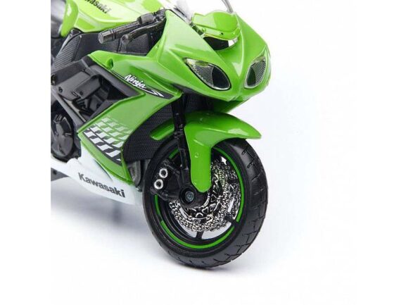 Мотоцикл Kawasaki Ninja ZX-10R Black-Green (1:18)-фото2