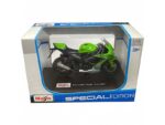 Мотоцикл Kawasaki Ninja ZX-10R Black-Green (1:18)-фото3