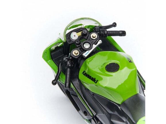 Мотоцикл Kawasaki Ninja ZX-10R Black-Green (1:18)-фото6