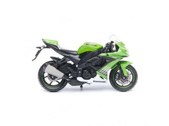 Мотоцикл Kawasaki Ninja ZX-10R Black-Green (1:18)-фото7
