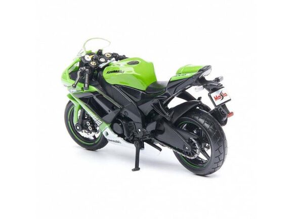 Мотоцикл Kawasaki Ninja ZX-10R Black-Green (1:18)-фото8