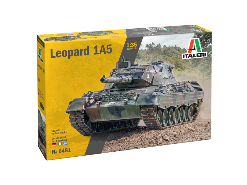 Немецкий основной боевой танк Leopard 1A5 (Italeri)-фото1