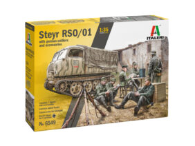 Немецкий тягач Steyr RSO/01 с (солдатами и аксессуарами)-фото1