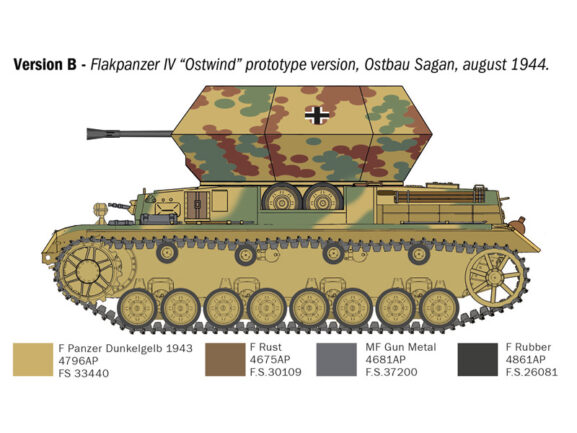 Немецкая зенитная самоходная установка САУ Flakpanzer IV Ostwind-фото12