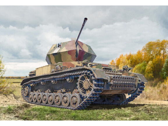 Немецкая зенитная самоходная установка САУ Flakpanzer IV Ostwind-фото5
