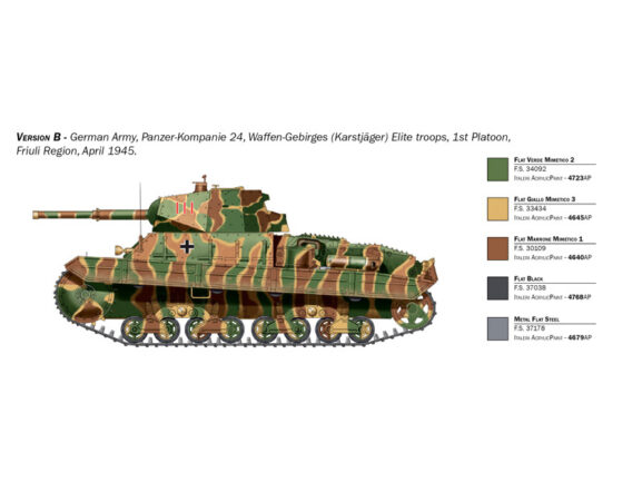 Итальянский тяжелый танк Carro Armato P40-фото2