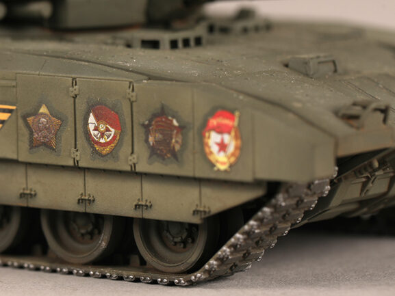 Российский основной боевой танк Т-14 Армата (1:72)-фото17
