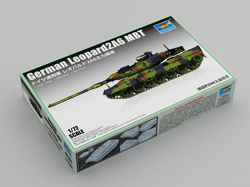 Немецкий основной боевой танк Leopard 2A6 (1:72)-фото1