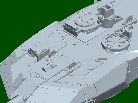 Немецкий основной боевой танк Leopard 2A6 (1:72)-фото4