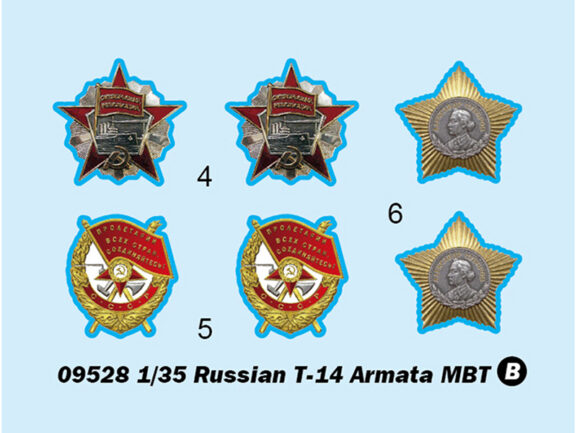 Российский основной боевой танк Т-14 Армата (Trumpeter)-фото2