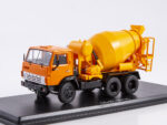 Автобетоносмеситель СБ-92 (КАМАЗ-5511) оранжевый