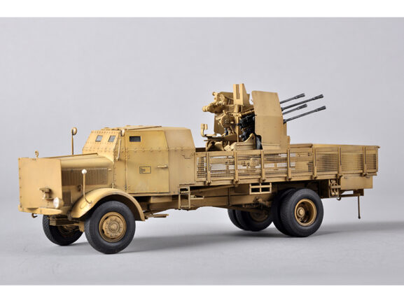 Немецкий тяжелый грузовик Mercedes-Benz L-4500A с зенитной пушкой 2cm FlaK 38 — изображение 14