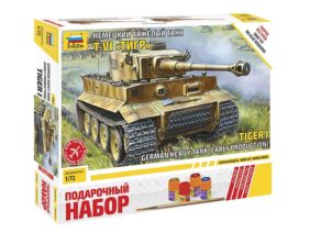 Немецкий тяжелый танк Pz.Kpfw.VI «Тигр» (T-VI) (1:72) (Подарочный набор)
