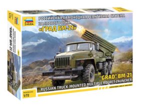 Установка БМ-21 "Град" (Урал-4320) (1:72)