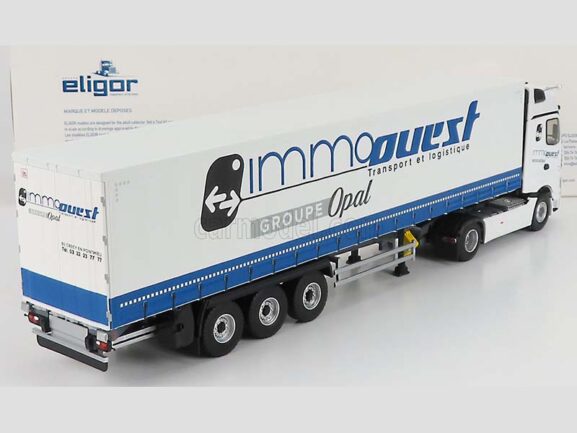 Седельный тягач Mercedes-Benz Actros 5 c полуприцепом Telonato Immo Ouest Transports 2018 — изображение 2