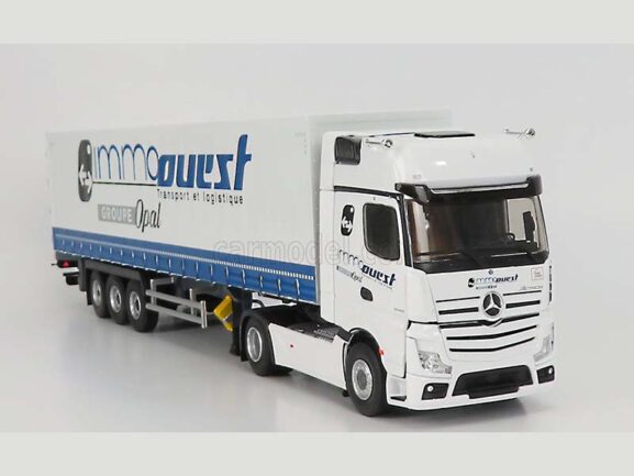 Седельный тягач Mercedes-Benz Actros 5 c полуприцепом Telonato Immo Ouest Transports 2018 — изображение 4