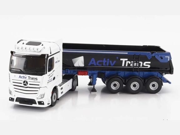 Седельный тягач Mercedes-Benz Actros 5 с полуприцепом-самосвалом Cassone Ribaltabile Activ Trans 2022 — изображение 3