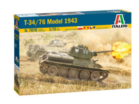 Советский средний танк Т-34/76 (обр. 1943) (1:72) (Italeri)