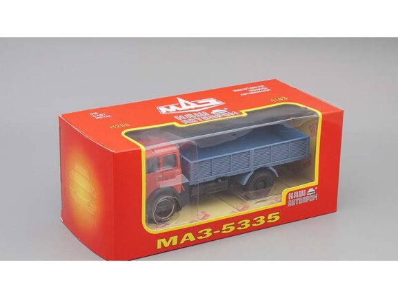Грузовик МАЗ-5335 (красный/голубой) — изображение 3