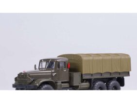 Грузовик КрАЗ-255Б1 бортовой с тентом (1967) (хаки)
