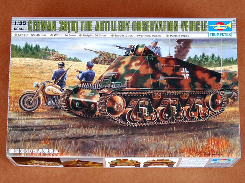 00355-38H-trumpeter-1.jpg Немецкая машина для наблюдения за артиллерией 38(H) — изображение 1
