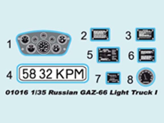 Грузовик ГАЗ-66 бортовой c тентом (Trumpeter) — изображение 2