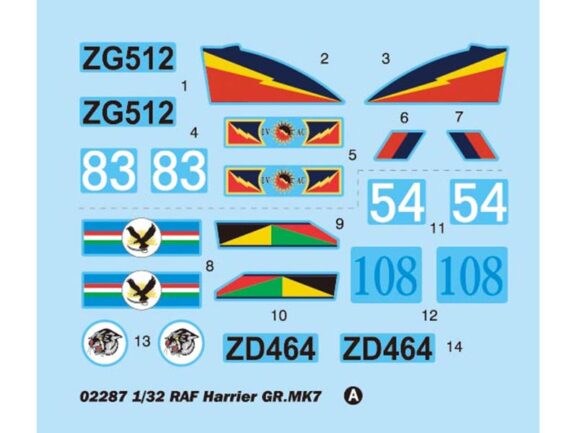 Штурмовик BAe Harrier GR.7 (Trumpeter) — изображение 3