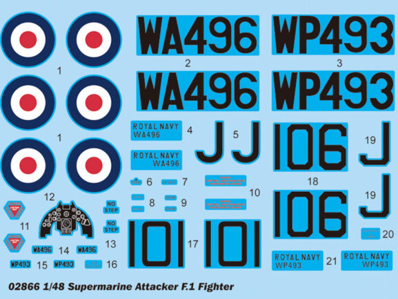 Британский истребитель Supermarine Attacker F.1 (1:48) — изображение 2
