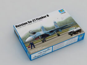 Советский истребитель завоевания превосходства в воздухе Су-27 (Flanker B) (1:144)