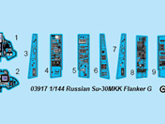 Российский многоцелевой истребитель завоевания превосходства в воздухе Су-30МКК (1:144) — изображение 3