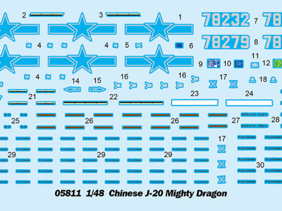 Китайский истребитель Chengdu J-20 (Mighty Dragon) (1:48) — изображение 9
