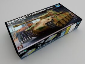 Немецкий средний танк Pz.Kpfw.V Ausf.G "Пантера" (T-V) поздняя версия (Trumpeter)