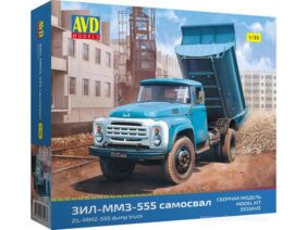 Самосвал ЗИЛ-ММЗ-555 (1:35) (AVD Models)