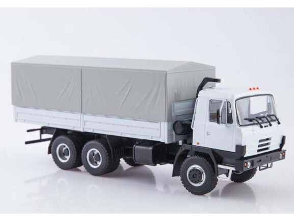 Грузовик Tatra-815V26 бортовой с тентом (серый) — изображение 3
