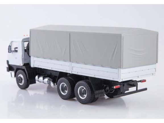 Грузовик Tatra-815V26 бортовой с тентом (серый) — изображение 4