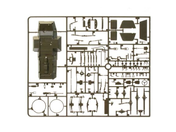 Американский бронеавтомобиль M8 Greyhound (Italeri) — изображение 5