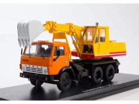 Экскаватор ЭО-3532 (КАМАЗ-5511) оранжевый-желтый