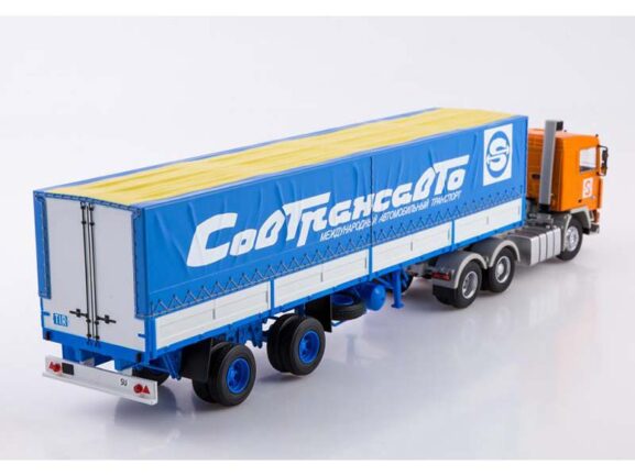 Седельный тягач Volvo F12 с полуприцепом Fruehauf Savoyarde (Совтрансавто) — изображение 2