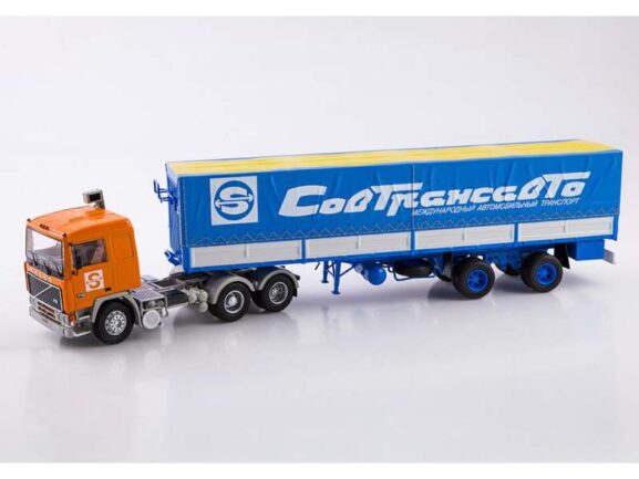 Седельный тягач Volvo F12 с полуприцепом Fruehauf Savoyarde (Совтрансавто) — изображение 5