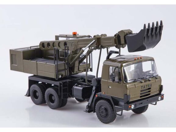 Экскаватор-планировщик UDS-114A (Tatra-815) хаки — изображение 3