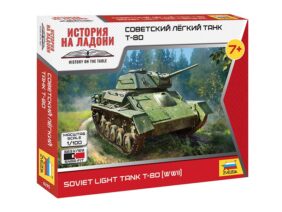 Советский легкий танк Т-80 (1:100)