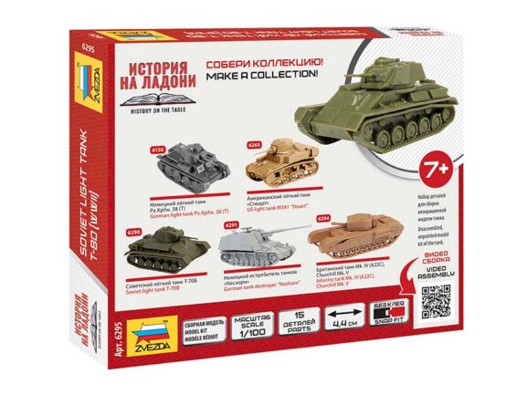 Советский легкий танк Т-80 (1:100) — изображение 2