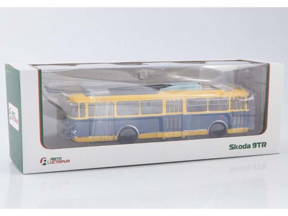 Троллейбус Skoda-9TR (синий-желтый) — изображение 6